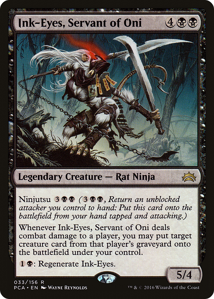 Ink-Eyes, Servant of Oni (PCA-033) - Planechase Anthology - Premium MTG Single from Wizards of the Coast - Just $2.24! Shop now at Game Crave Tournament Store