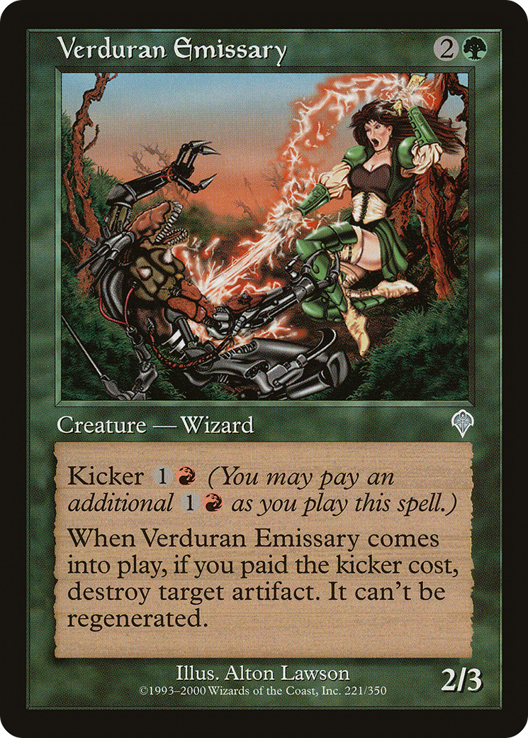Verduran Emissary (INV-221) - Invasion - Premium MTG Single from Wizards of the Coast - Just $0.08! Shop now at Game Crave Tournament Store