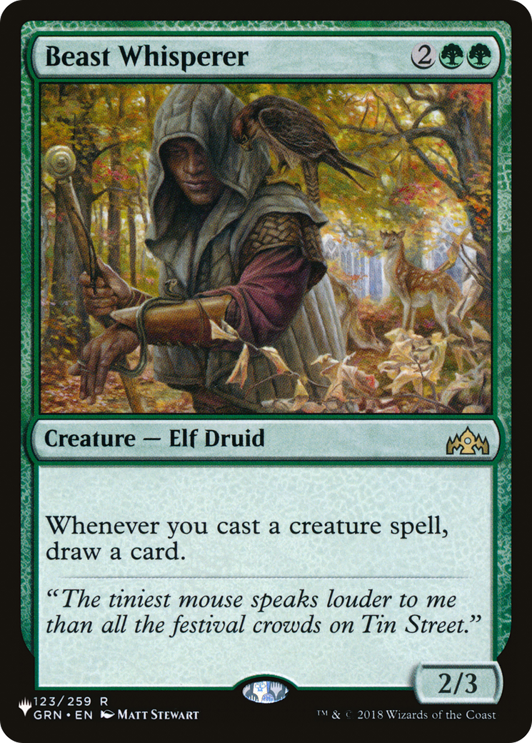 Beast Whisperer (PLIST-1314) - The List - Premium MTG Single from Wizards of the Coast - Just $0.88! Shop now at Game Crave Tournament Store