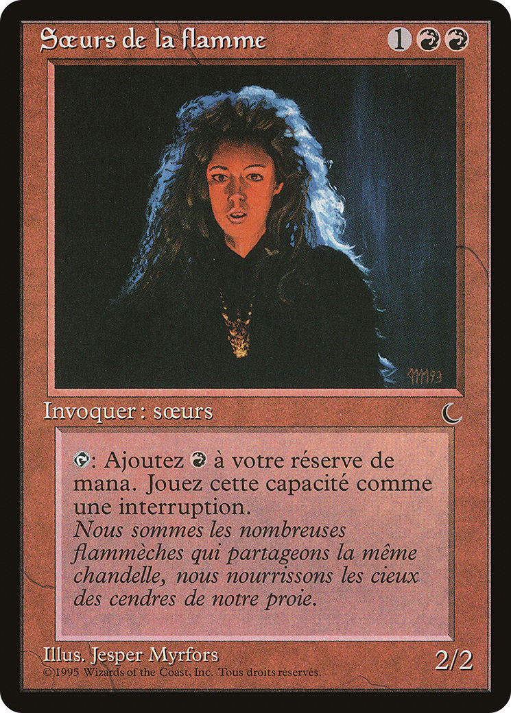 Sisters of the Flame (REN-094) - Renaissance - Premium MTG Single from Wizards of the Coast - Just $0! Shop now at Game Crave Tournament Store