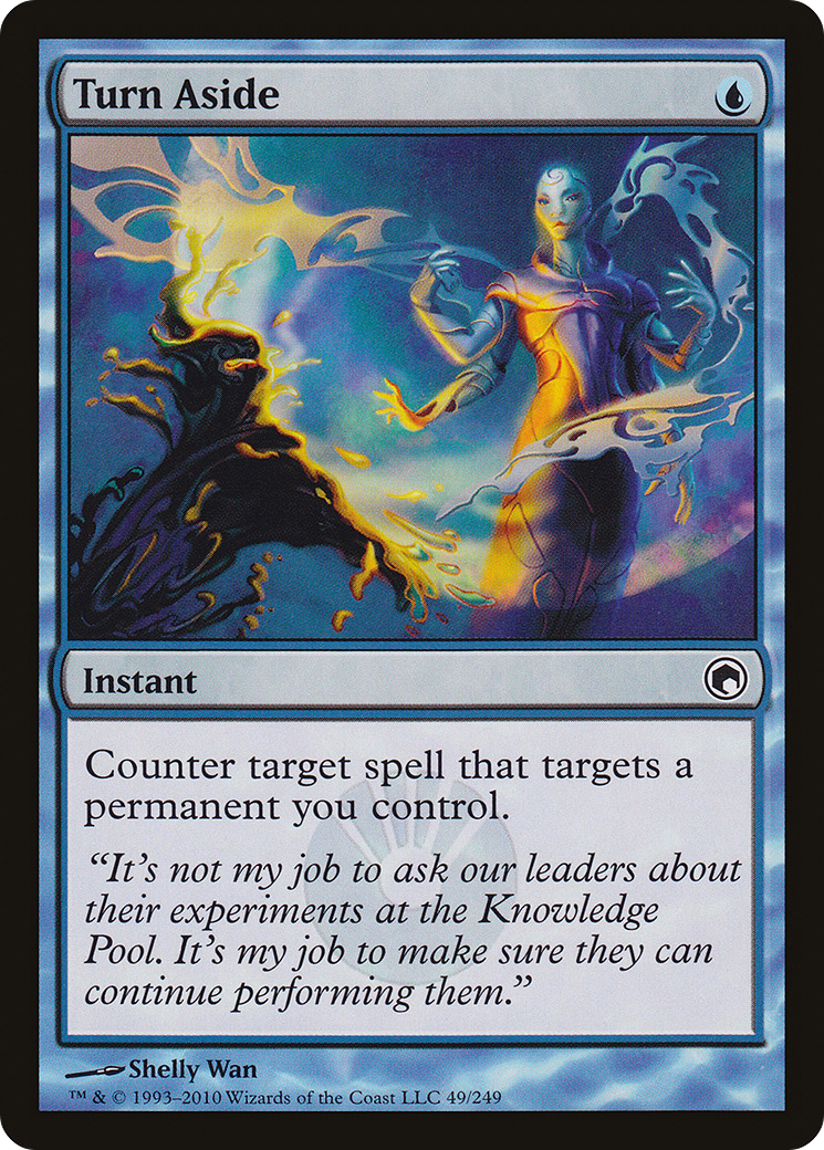 Turn Aside (SOM-049) - Scars of Mirrodin Foil - Premium MTG Single from Wizards of the Coast - Just $4.22! Shop now at Game Crave Tournament Store