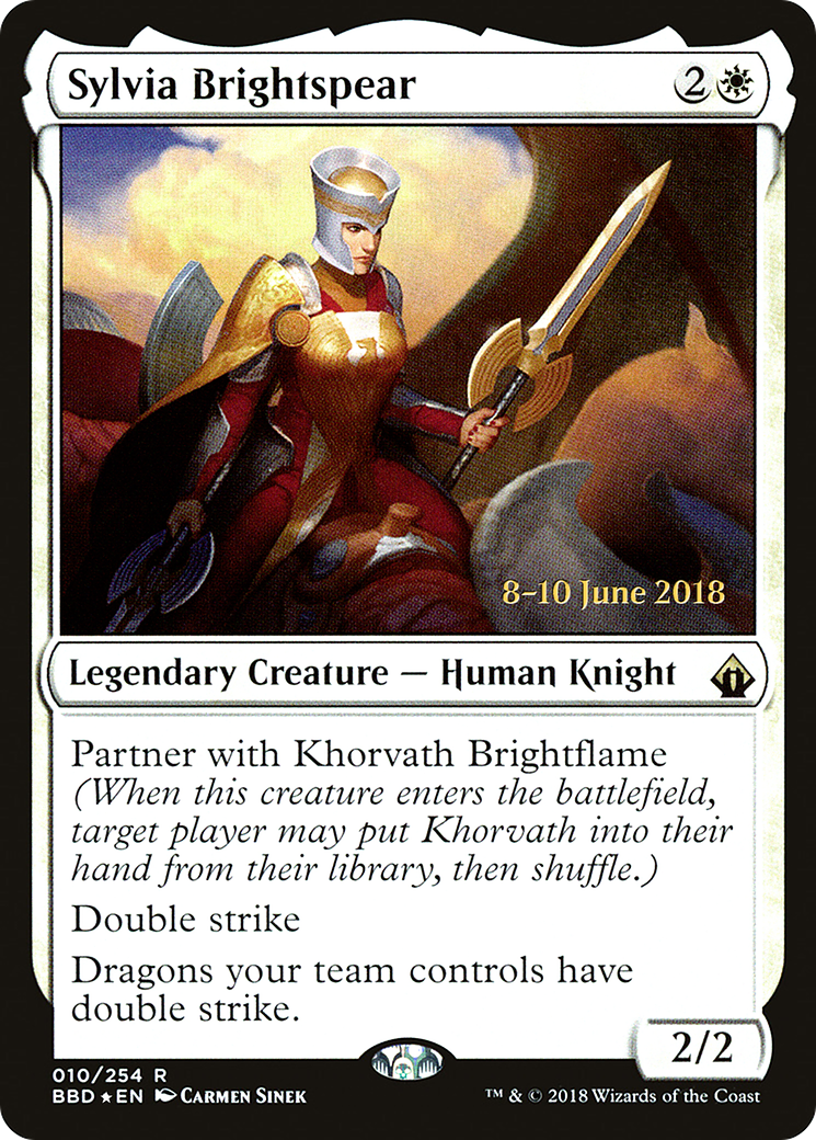 Sylvia Brightspear (PBBD-10S) - Battlebond Promos Foil - Premium MTG Single from Wizards of the Coast - Just $5.98! Shop now at Game Crave Tournament Store