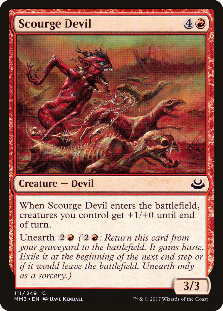 Scourge Devil (MM3-111) - Modern Masters 2017 Foil - Premium MTG Single from Wizards of the Coast - Just $0.08! Shop now at Game Crave Tournament Store