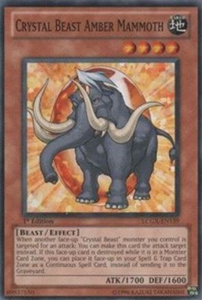 Crystal Beast Amber Mammoth (LCGX-EN159) - Legendary Collection 2 Unlimited - Premium Yugioh Single from Konami - Just $0.21! Shop now at Game Crave Tournament Store