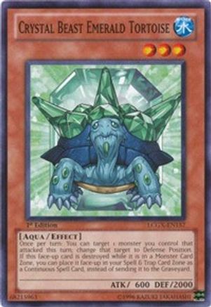 Crystal Beast Emerald Tortoise (LCGX-EN157) - Legendary Collection 2 1st Edition - Premium Yugioh Single from Konami - Just $0.25! Shop now at Game Crave Tournament Store