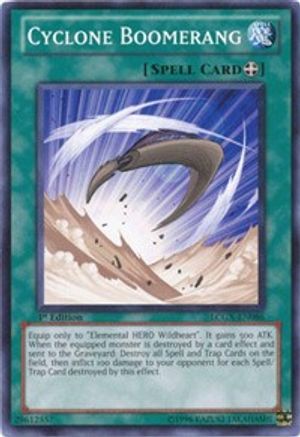 Cyclone Boomerang (LCGX-EN086) - Legendary Collection 2 1st Edition - Premium Yugioh Single from Konami - Just $0.09! Shop now at Game Crave Tournament Store