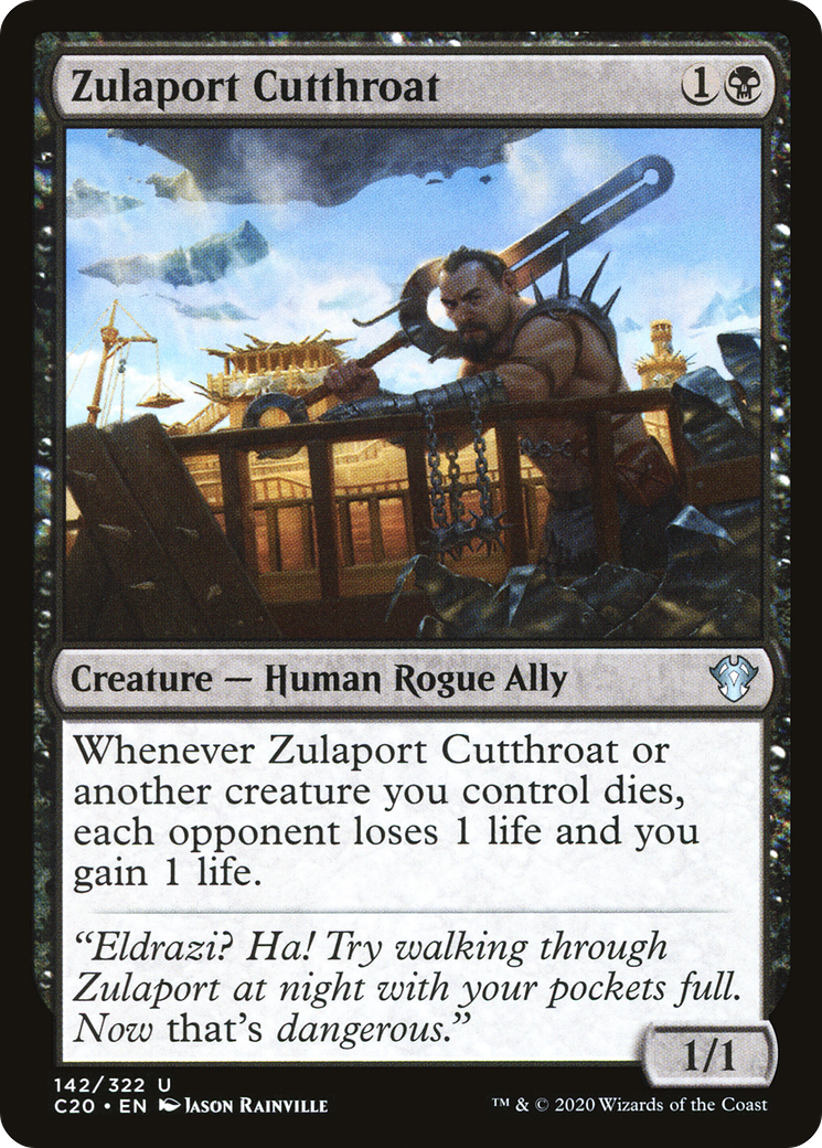 Zulaport Cutthroat (C20-142) - Commander 2020 - Premium MTG Single from Wizards of the Coast - Just $0.46! Shop now at Game Crave Tournament Store