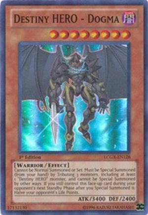 Destiny HERO - Dogma (LCGX-EN128) - Legendary Collection 2 Unlimited - Premium Yugioh Single from Konami - Just $0.43! Shop now at Game Crave Tournament Store