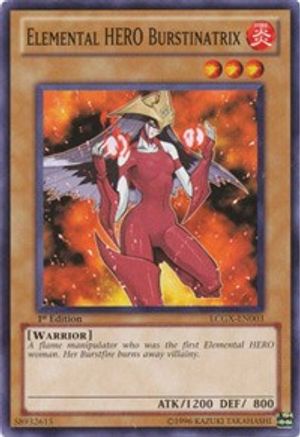 Elemental HERO Burstinatrix (LCGX-EN003) - Legendary Collection 2 1st Edition - Premium Yugioh Single from Konami - Just $0.11! Shop now at Game Crave Tournament Store