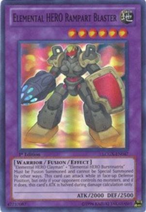Elemental HERO Rampart Blaster (LCGX-EN047) - Legendary Collection 2 Unlimited - Premium Yugioh Single from Konami - Just $1.06! Shop now at Game Crave Tournament Store