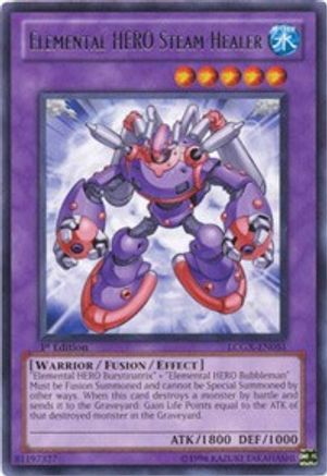 Elemental HERO Steam Healer (LCGX-EN051) - Legendary Collection 2 Unlimited - Premium Yugioh Single from Konami - Just $0.77! Shop now at Game Crave Tournament Store