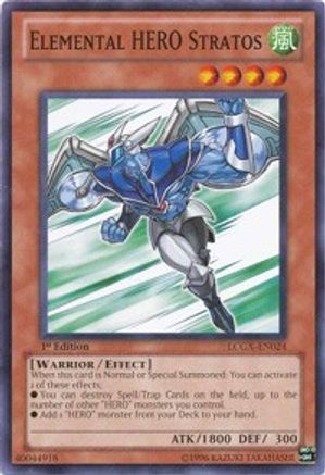 Elemental HERO Stratos (LCGX-EN024) - Legendary Collection 2 Unlimited - Premium Yugioh Single from Konami - Just $2.14! Shop now at Game Crave Tournament Store