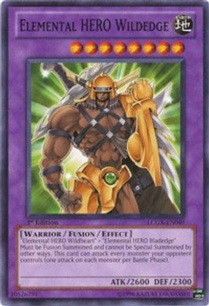Elemental HERO Wildedge (LCGX-EN049) - Legendary Collection 2 Unlimited - Premium Yugioh Single from Konami - Just $1.69! Shop now at Game Crave Tournament Store