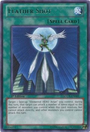 Feather Shot (LCGX-EN083) - Legendary Collection 2 1st Edition - Premium Yugioh Single from Konami - Just $0.34! Shop now at Game Crave Tournament Store
