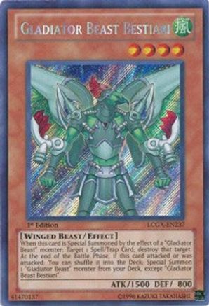 Gladiator Beast Bestiari (LCGX-EN237) - Legendary Collection 2 Unlimited - Premium Yugioh Single from Konami - Just $5.77! Shop now at Game Crave Tournament Store