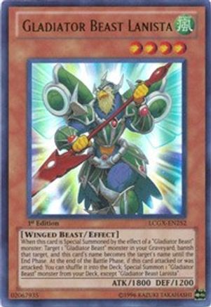 Gladiator Beast Lanista (LCGX-EN252) - Legendary Collection 2 1st Edition - Premium Yugioh Single from Konami - Just $0.32! Shop now at Game Crave Tournament Store
