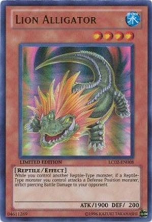 Lion Alligator (LC02-EN008) - Legendary Collection 2 Limited - Premium Yugioh Single from Konami - Just $0.08! Shop now at Game Crave Tournament Store