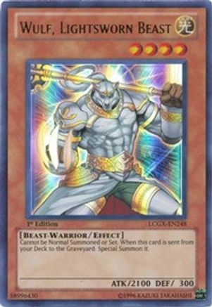 Wulf, Lightsworn Beast (LCGX-EN248) - Legendary Collection 2 Unlimited - Premium Yugioh Single from Konami - Just $1.96! Shop now at Game Crave Tournament Store
