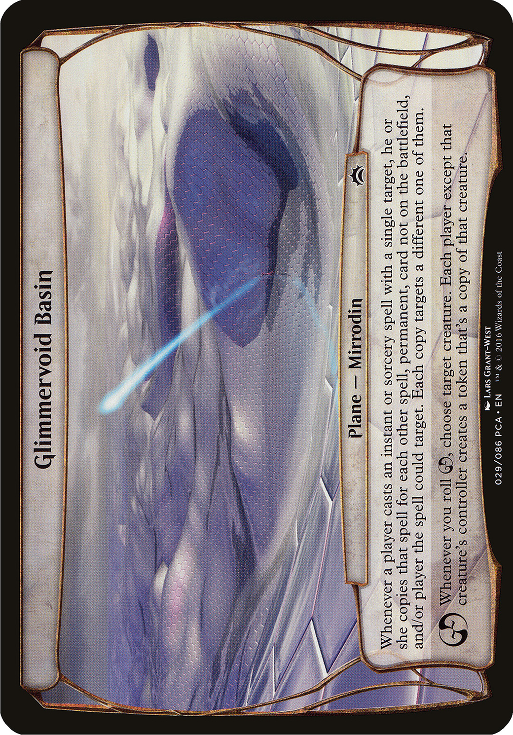 Glimmervoid Basin (OPCA-029) - Planechase Anthology Planes - Premium MTG Single from Wizards of the Coast - Just $0.96! Shop now at Game Crave Tournament Store