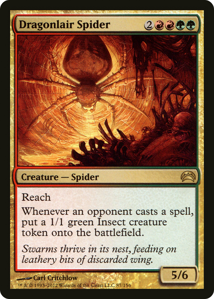 Dragonlair Spider (PC2-087) - Planechase 2012 - Premium MTG Single from Wizards of the Coast - Just $1.18! Shop now at Game Crave Tournament Store