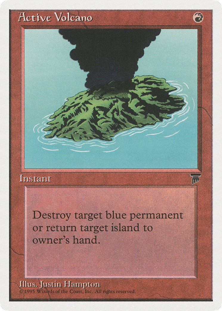 Active Volcano (CHR-043) - Chronicles - Premium MTG Single from Wizards of the Coast - Just $0.25! Shop now at Game Crave Tournament Store