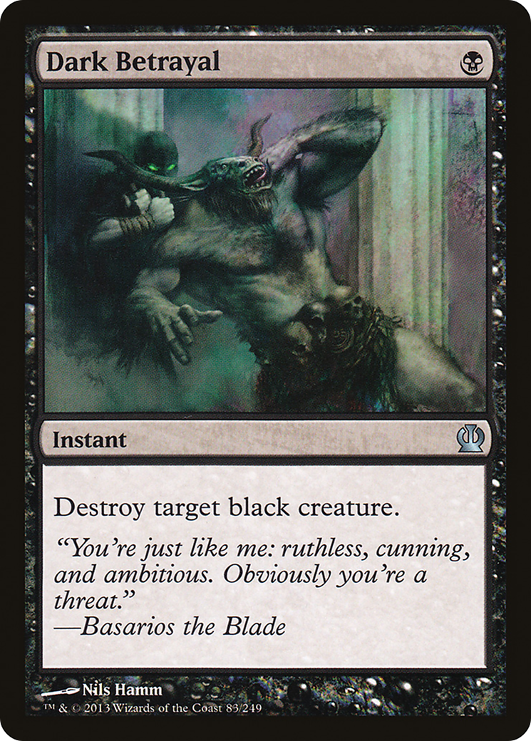 Dark Betrayal (THS-083) - Theros Foil - Premium MTG Single from Wizards of the Coast - Just $0.65! Shop now at Game Crave Tournament Store
