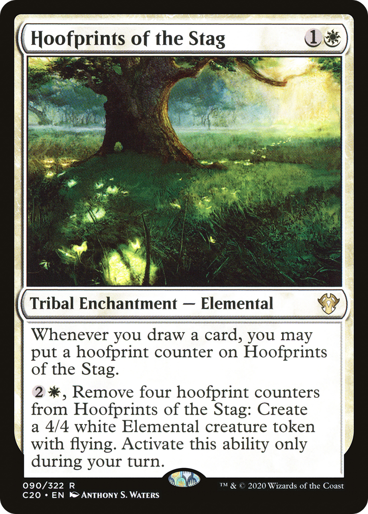 Hoofprints of the Stag (C20-090) - Commander 2020 - Premium MTG Single from Wizards of the Coast - Just $0.08! Shop now at Game Crave Tournament Store