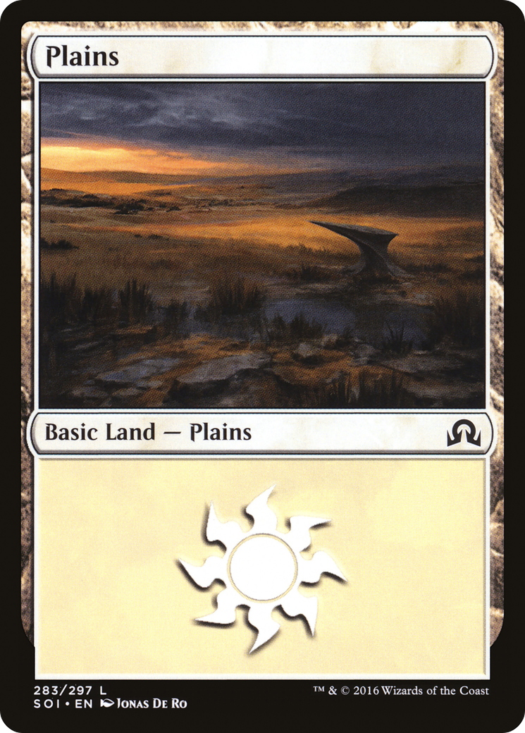 Plains (SOI-283) - Shadows over Innistrad Foil - Premium MTG Single from Wizards of the Coast - Just $0.30! Shop now at Game Crave Tournament Store