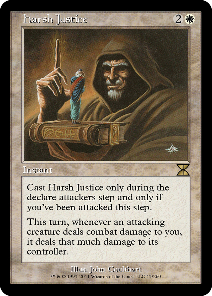 Harsh Justice (ME4-013) - Masters Edition IV - Premium MTG Single from Wizards of the Coast - Just $0! Shop now at Game Crave Tournament Store