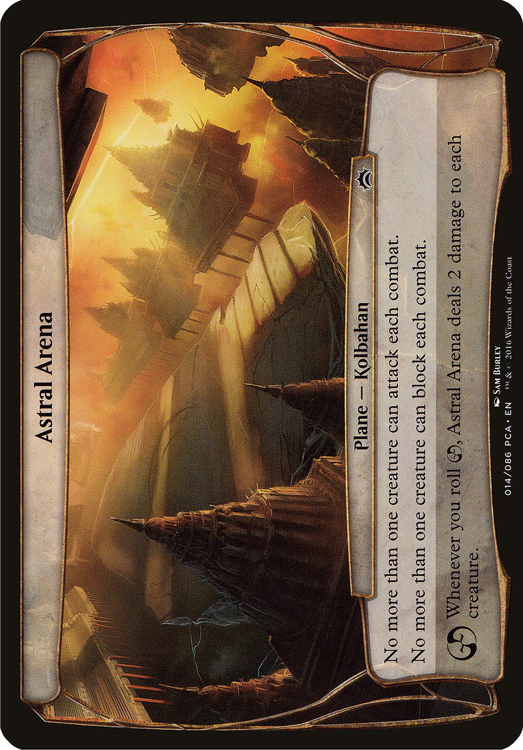 Astral Arena (OPCA-014) - Planechase Anthology Planes - Premium MTG Single from Wizards of the Coast - Just $3.58! Shop now at Game Crave Tournament Store