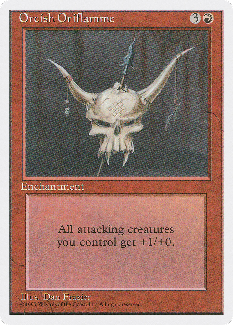Orcish Oriflamme (4ED-215) - Fourth Edition - Premium MTG Single from Wizards of the Coast - Just $0.08! Shop now at Game Crave Tournament Store