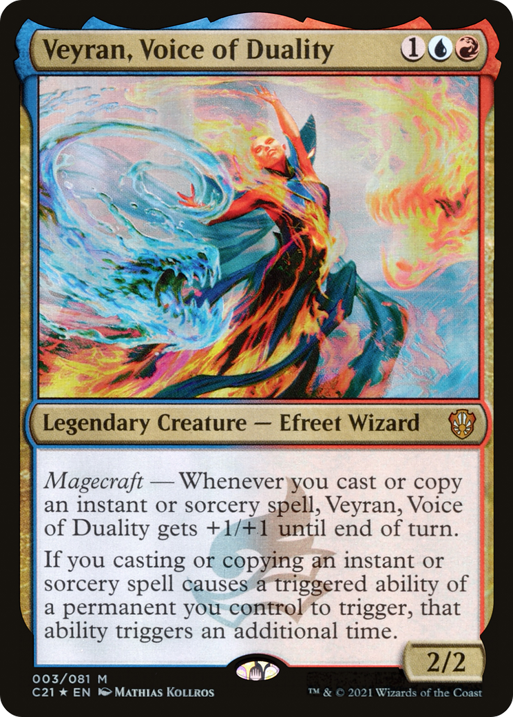 Veyran, Voice of Duality (C21-003) - Commander 2021 Foil - Premium MTG Single from Wizards of the Coast - Just $2.58! Shop now at Game Crave Tournament Store