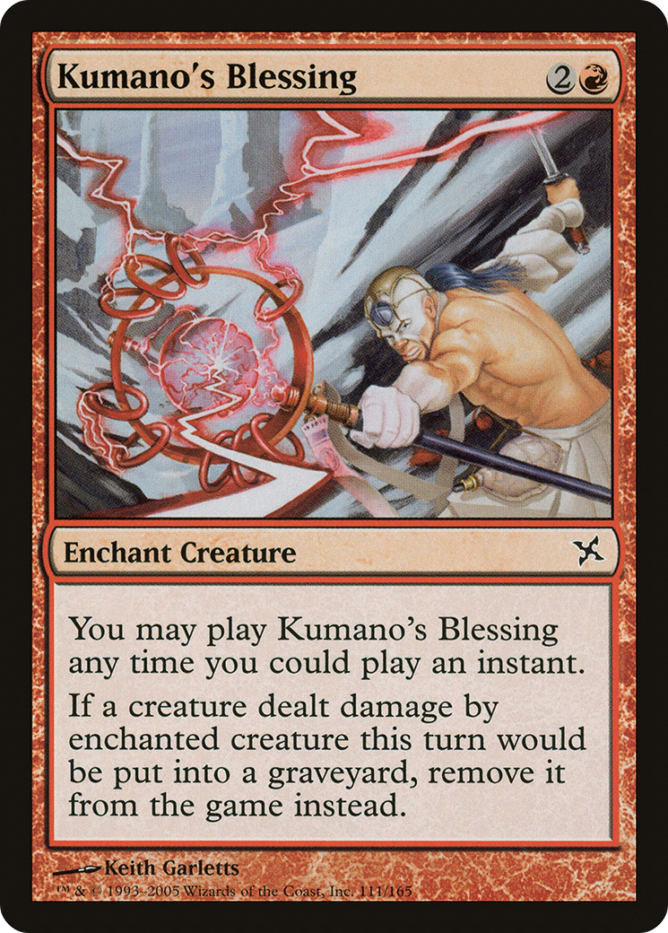 Kumano's Blessing (BOK-111) - Betrayers of Kamigawa Foil - Premium MTG Single from Wizards of the Coast - Just $0.08! Shop now at Game Crave Tournament Store