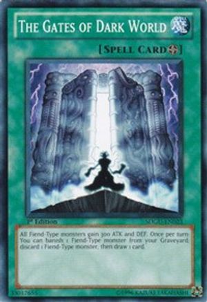 The Gates of Dark World (SDGU-EN023) - Structure Deck: Gates of the Underworld 1st Edition - Premium Yugioh Single from Konami - Just $0.26! Shop now at Game Crave Tournament Store