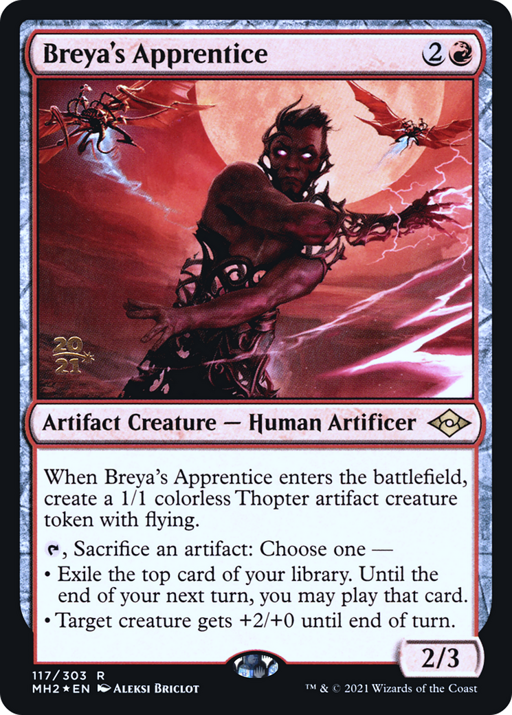 Breya's Apprentice (PMH2-117S) - Modern Horizons 2 Promos Foil - Premium MTG Single from Wizards of the Coast - Just $0.20! Shop now at Game Crave Tournament Store