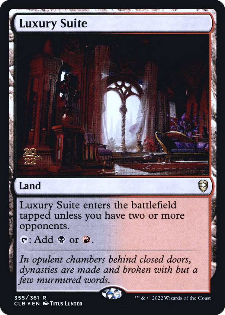 Luxury Suite (PCLB-355S) - Battle for Baldur's Gate Promos Foil - Premium MTG Single from Wizards of the Coast - Just $12.09! Shop now at Game Crave Tournament Store