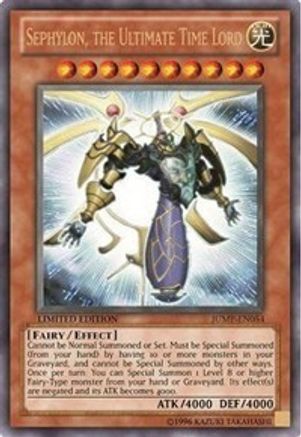 Sephylon, the Ultimate Time Lord (JUMP-EN054) - Shonen Jump Magazine Promos Limited - Premium Yugioh Single from Konami - Just $2.51! Shop now at Game Crave Tournament Store