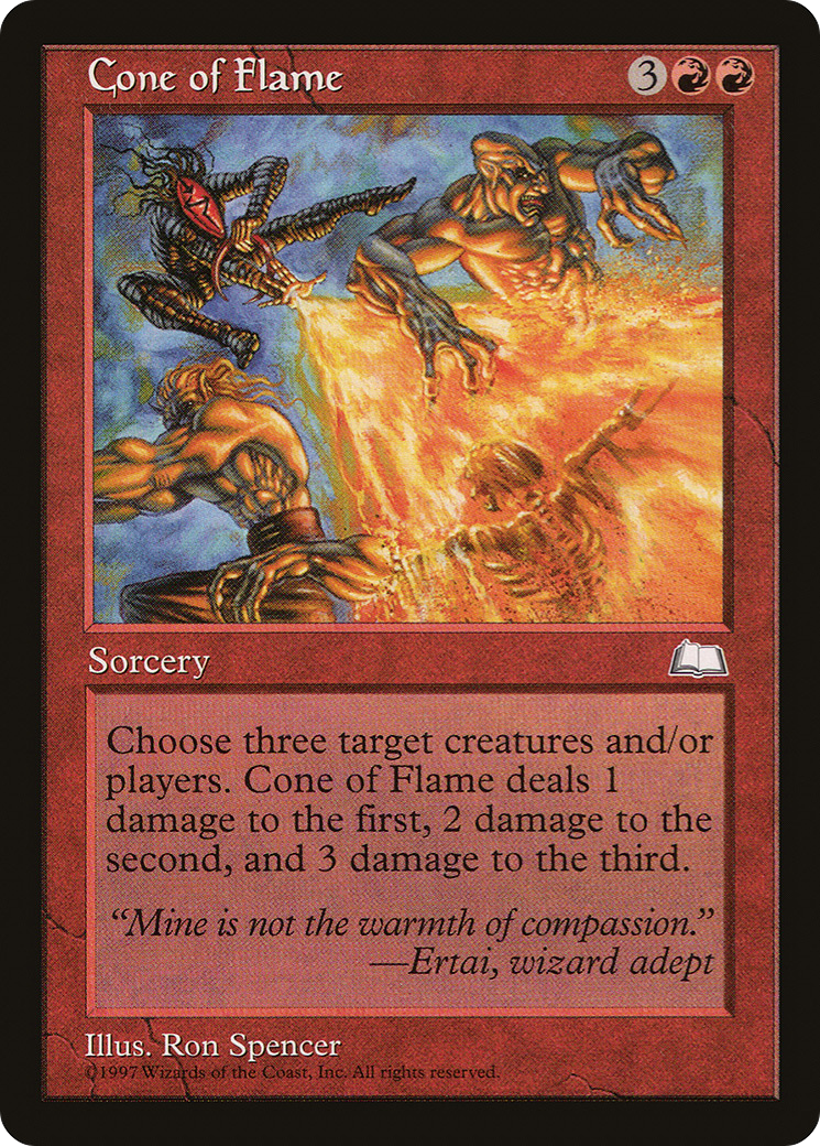 Cone of Flame (WTH-095) - Weatherlight - Premium MTG Single from Wizards of the Coast - Just $0.25! Shop now at Game Crave Tournament Store