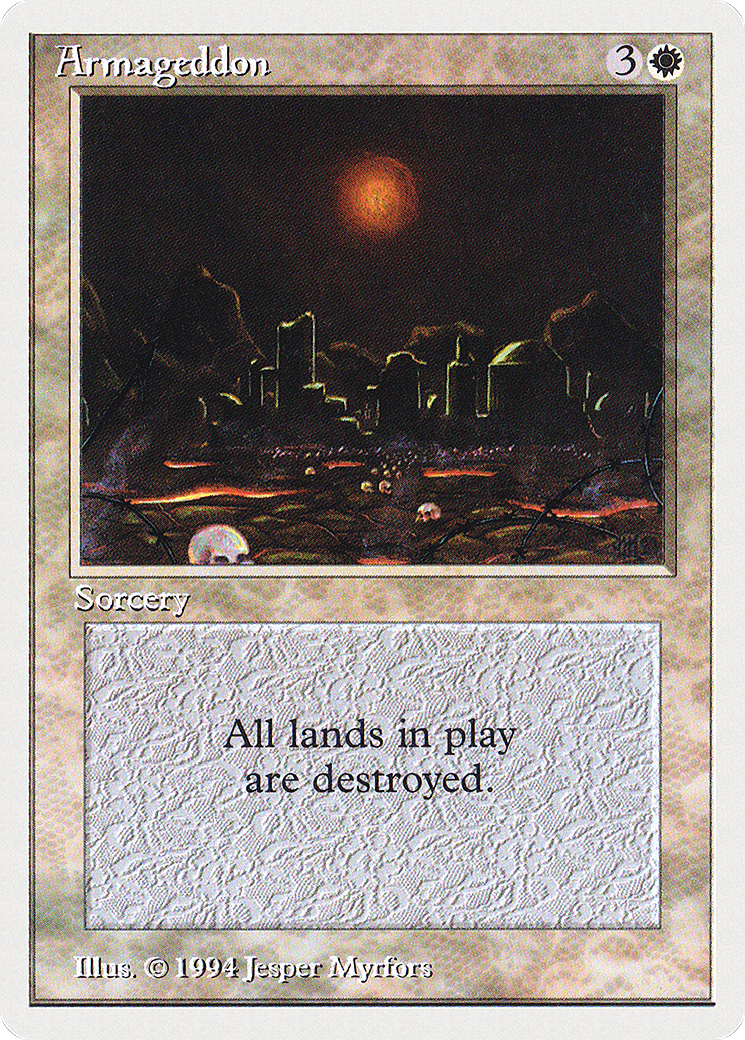 Armageddon (SUM-002) - Summer Magic / Edgar - Premium MTG Single from Wizards of the Coast - Just $1.60! Shop now at Game Crave Tournament Store