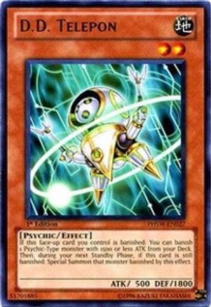 D.D. Telepon (PHSW-EN027) - Photon Shockwave Unlimited - Premium Yugioh Single from Konami - Just $0.25! Shop now at Game Crave Tournament Store