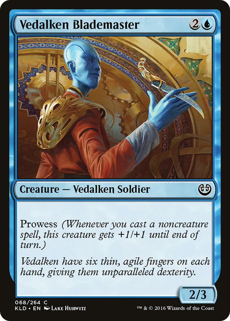 Vedalken Blademaster (KLD-068) - Kaladesh Foil - Premium MTG Single from Wizards of the Coast - Just $0.08! Shop now at Game Crave Tournament Store