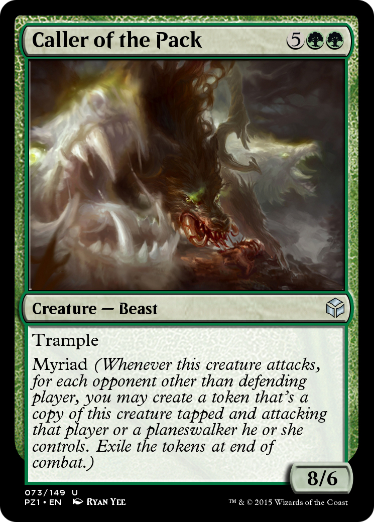 Caller of the Pack (PZ1-073) - Legendary Cube Prize Pack Foil - Premium MTG Single from Wizards of the Coast - Just $0! Shop now at Game Crave Tournament Store