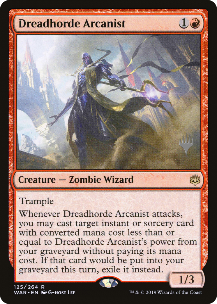 Dreadhorde Arcanist (PWAR-125P) - War of the Spark Promos Foil - Premium MTG Single from Wizards of the Coast - Just $1.92! Shop now at Game Crave Tournament Store