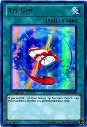 Xyz Gift (PHSW-EN049) - Photon Shockwave Unlimited - Premium Yugioh Single from Konami - Just $1.20! Shop now at Game Crave Tournament Store