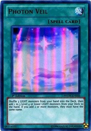 Photon Veil (PHSW-EN050) - Photon Shockwave Unlimited - Premium Yugioh Single from Konami - Just $0.08! Shop now at Game Crave Tournament Store