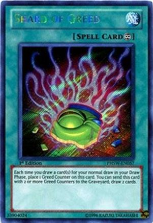 Shard of Greed (PHSW-EN057) - Photon Shockwave 1st Edition - Premium Yugioh Single from Konami - Just $2.41! Shop now at Game Crave Tournament Store