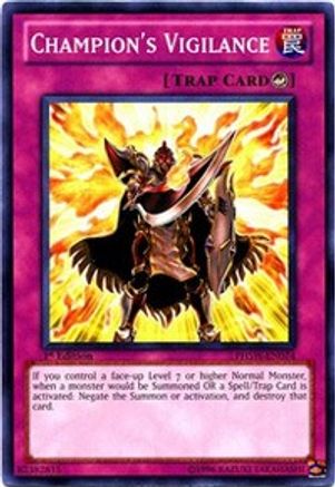 Champion's Vigilance (PHSW-EN074) - Photon Shockwave Unlimited - Premium Yugioh Single from Konami - Just $0.25! Shop now at Game Crave Tournament Store