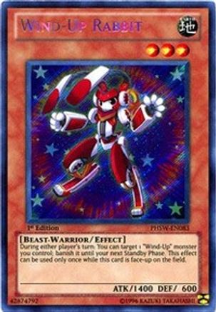 Wind-Up Rabbit (PHSW-EN083) - Photon Shockwave 1st Edition - Premium Yugioh Single from Konami - Just $12.66! Shop now at Game Crave Tournament Store
