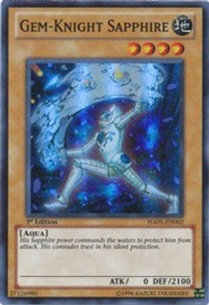 Gem-Knight Sapphire (HA05-EN002) - Hidden Arsenal 5: Steelswarm Invasion 1st Edition - Premium Yugioh Single from Konami - Just $0.52! Shop now at Game Crave Tournament Store