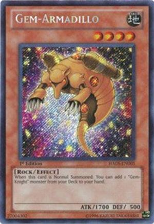 Gem-Armadillo (HA05-EN005) - Hidden Arsenal 5: Steelswarm Invasion Unlimited - Premium Yugioh Single from Konami - Just $6.10! Shop now at Game Crave Tournament Store